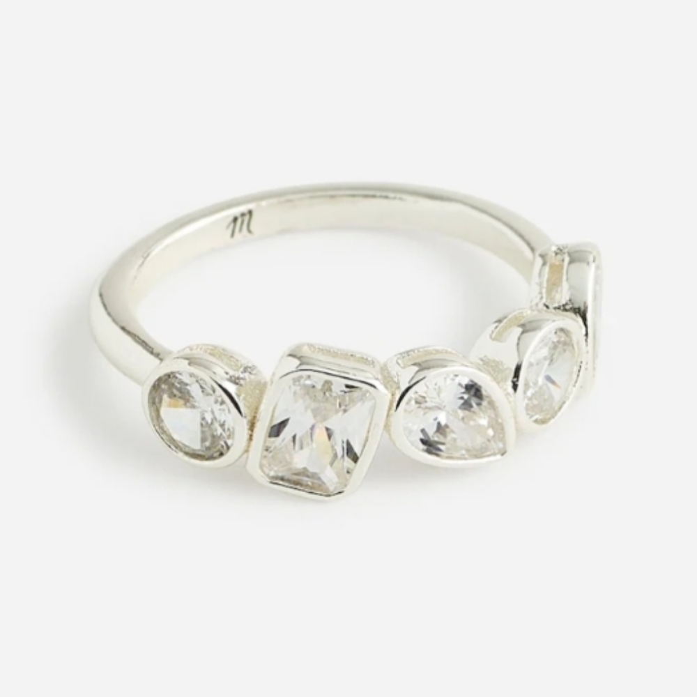 Madewell Crystal Cluster Ring